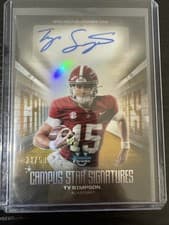 2025 Bowman University Chrome Campus Star Signatures Ty Simpson #CSS-TS card
