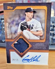 2025 Topps Update Autograph Patch Gerrit Cole #TFAP-GC card