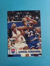 Lionel Simmons 1993-94 Hoops Base Set card