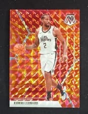 Kawhi Leonard 2019 Panini Mosaic card