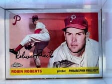2025 Topps Chrome Platinum 1955 Cards That Never Were Robin Roberts #55NW-16 card