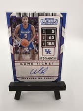 Immanuel Quickley 2020 Panini Contenders Draft Picks card