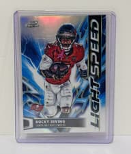 2025 Topps Cosmic Chrome Light Speed Bucky Irving #LS-22 card