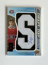 2024-25 SP Game Used Draft Day Marks Lane Hutson #DDM-LH card