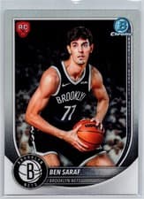 Ben Saraf 2025-26 Bowman Rookie Red RC Logo card