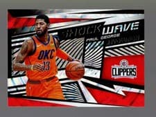 Paul George 2019 Panini Revolution Shock Wave card
