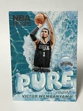 Victor Wembanyama 2024 Panini NBA Hoops Pure Players card
