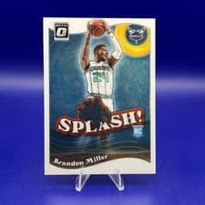 Brandon Miller 2023 Donruss Optic Splash card