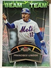 2025 Stadium Club Beam Team Francisco Lindor #BT-20 card