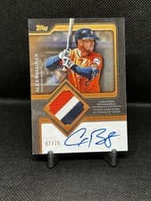 2025 Topps Autograph Patch Alex Bregman #TFAP-AB card