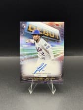 2025 Finest Debut Autographs Luisangel Acuña #DAV-LA card
