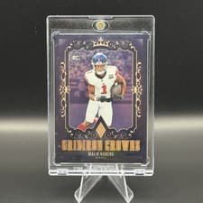 2024 Panini Phoenix Gridiron Crowns Malik Nabers #GC-MNS card