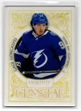 Gage Goncalves 2024-25 Upper Deck Ice Exquisite Collection Crystal card