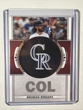 Brendan Rodgers 2023 Topps Team Logo Patch card