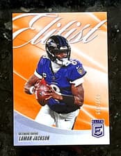 2025 Donruss Elite Elitist Lamar Jackson #1 card