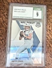 Justin Herbert 2020 Panini Mosaic card