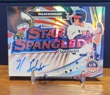 2025 Panini Stars & Stripes Star Spangled Signatures Nolan Schubart #SS-NS card