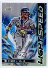 2025 Topps Cosmic Chrome Light Speed Ronald Acuña Jr. #LS-7 card