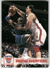 Dwayne Schintzius 1993-94 Hoops Base Set card