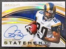 2025 Panini Immaculate Statement Signatures Isaac Bruce #23 card