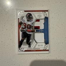 2025 Panini National Treasures Treasures of the Hall Andre Johnson #17 card