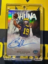 2025 Bowman University Chrome The Big Kahuna Autographs Bryce Underwood #BK-BU card