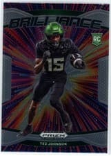 Tez Johnson 2025 Panini Prizm Draft Picks Brilliance card