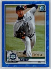 Yusei Kikuchi 2020 Bowman Chrome card