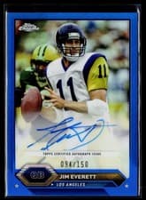 2021 Panini Select Signatures Select Jim Everett #SSP-JEV