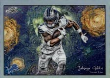 2025 Topps Cosmic Chrome Stars in the Night Jahmyr Gibbs #STN-15 card