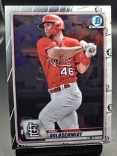 Paul Goldschmidt 2020 Bowman Chrome card