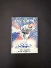 2025 Topps Postseason Performance Autograph Cole Ragans #PPA-CR card