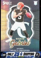 2025 Panini Select Select Certified Rookies Dillon Gabriel #11 card