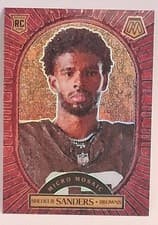 Shedeur Sanders 2025 Panini Mosaic Micro card