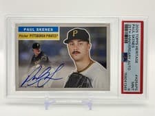 2025 Topps Heritage 25th Anniversary Autographs Paul Skenes #H25A-PS card