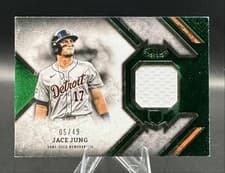 2025 Topps Tier One Rookie Relics Jace Jung #RR-JJ card