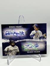 2024 Topps Baseball Stars Dual Autographs Prince Fielder / Robin Yount #BSDA-YOF card