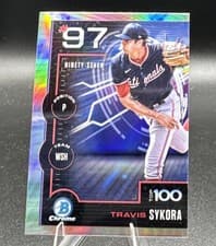 2025 Bowman Bowman Scouts Top 100 Travis Sykora #BTP-97 card
