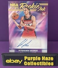 2024-25 Hoops Rookie Ink Kyshawn George #RI-KYS card