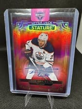 2024-25 Upper Deck Stature 2023-24 Base Update Auto Leon Draisaitl #7 card