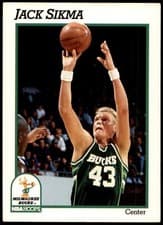 Jack Sikma 1991-92 Hoops Base Set card