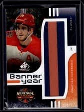 2024-25 SP Game Used 2023 Heritage Classic Banner Year Relics Jonathan Huberdeau #BYHC-JH card