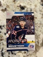 Emil Bemstrom 2019 Topps Now NHL Stickers card
