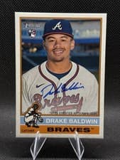 2025 Topps Heritage Real One Autographs Drake Baldwin #ROA-DBA card