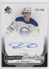 2024-25 SP Authentic Curated Signatures Jiri Kulich #SPC-JK card