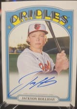 2025 Topps Heritage 25th Anniversary Autographs Jackson Holliday #H25A-JH card