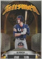 2026 Panini Stars & Stripes Prizm Talismen AJ Gracia #19 card