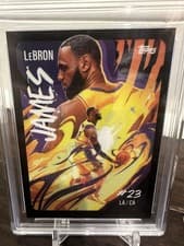 2024-25 Topps Chrome Ultra Violet All-Stars LeBron James #UVAS-9 card