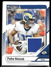 Puka Nacua 2024 Donruss Donruss Threads card
