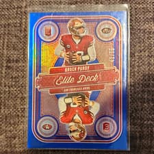 2025 Donruss Elite Elite Deck Brock Purdy #18 card